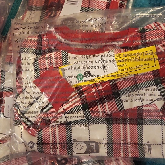 Kid 2-Piece Plaid 100% Snug Fit Cotton Pajamas - Picture 2 of 2